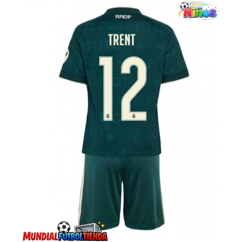 Camiseta Real Madrid Alexander-Arnold #12 Segunda Equipación Replica 2026-27 para niños mangas cortas (+ Pantalones cortos)